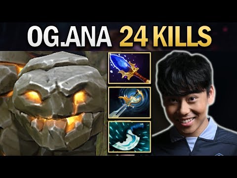 THE GAME THAT OG.ANA HAD 24 KILLS & 28 ASSIST ON TINY - DOTA 2 PRO GAMEPLAY