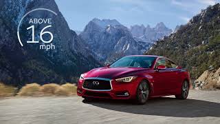 2018 INFINITI Q60 - Tire Pressure Monitoring System (TPMS) with Tire Inflation Indicator