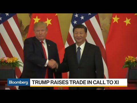 Trump Tells Xi U.S.-China Trade Deficit Is `Not Sustainable'