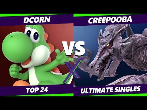S@X 341 Top 24 - DCorn (Yoshi) Vs. Creepooba (Ridley) Smash Ultimate - SSBU