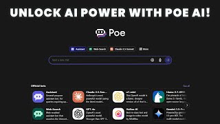 Meet the AI That Can Do EVERYTHING! 🚀 | Poe AI Explained!