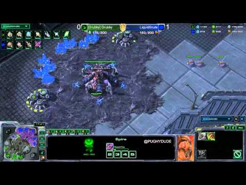 HoTS Go4SC2 #281 Liquid Snute v Grubby ZvP G2 Starcraft 2 Pughy
