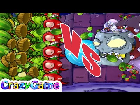 Plants vs Zombies Hack Giant Plants vs Dr. Zomboss | PopCap Games