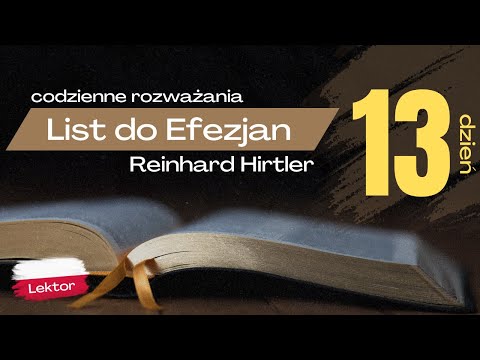 Starszy brat... JEZUS | List do Efezjan - Dzień 13 | Rozważania - Reinhard Hirtler