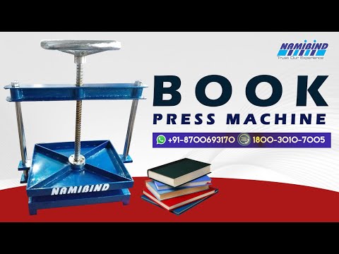 Manual Press Machine Flattener Paper Book Binding Press Machine