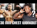 30 Minute Chest Workout... For Mass?! | Coaching Up
