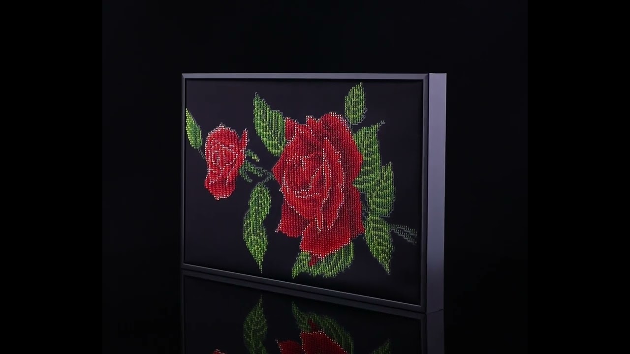 Diamond Dotz Bastelset Diamond Painting Rote Rosen Diamond Dotz Bastelset Diamond Painting Rote Rosen