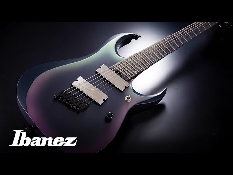 Ibanez RGD71ALMSBAM RGD Axion Label Multi Scale 7-string Guitar - Black Aurora Burst Matte image 11