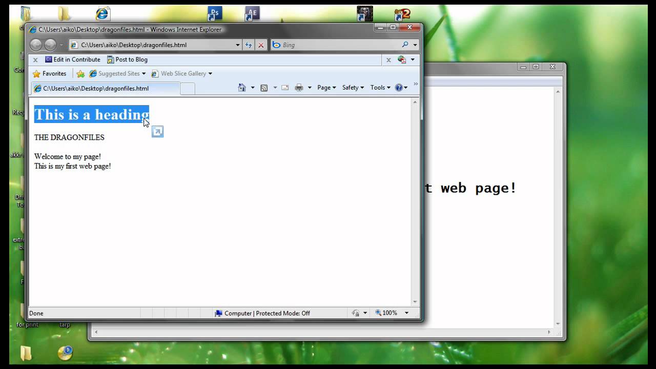 HTML Tutorial 3  headings
