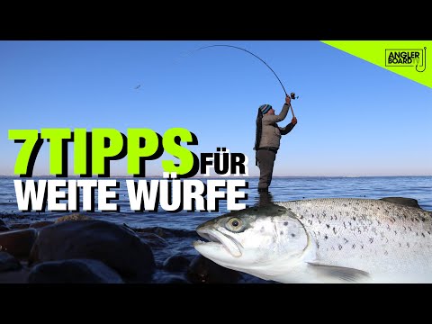 7 Tipps für weite Würfe beim Meerforellenangeln | Rute, Rolle, Schnur, Köder & Co | Anglerboard TV