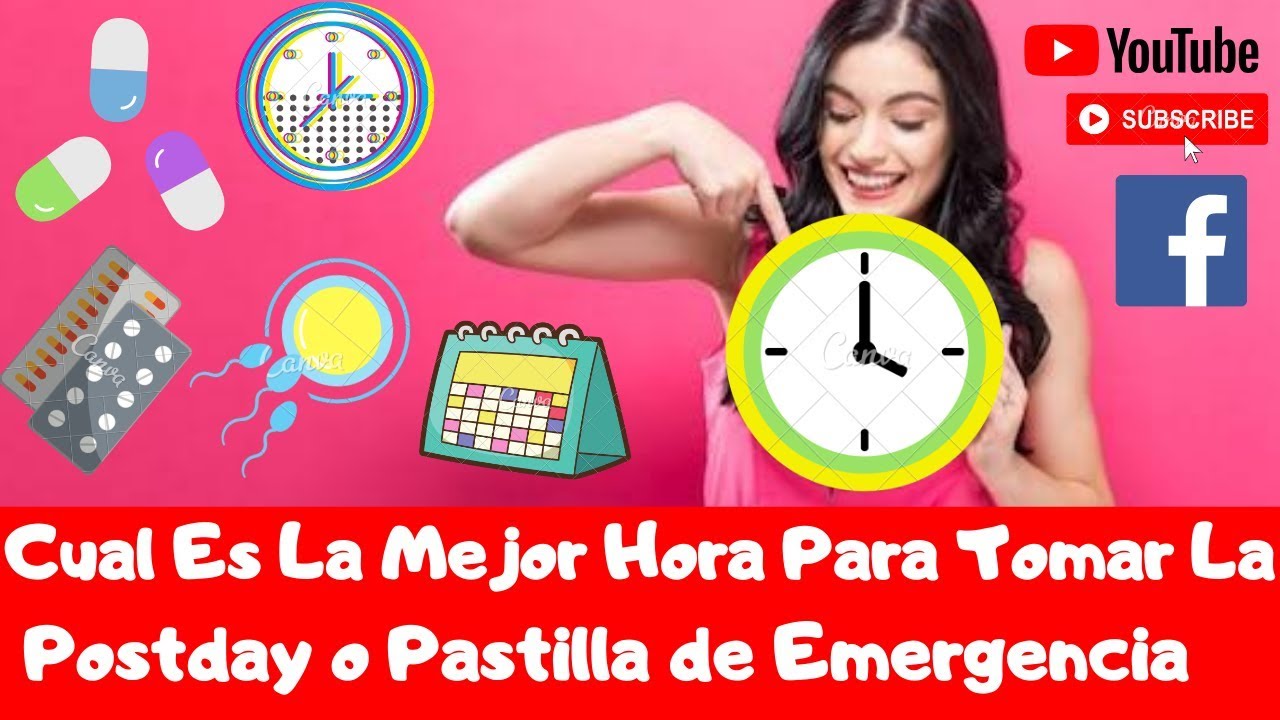 Horario efectivo para tomar la pastilla del día siguiente🔥