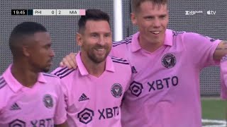 Gol de Leo Messi | Philadelphia Union 0 - 2 Inter Miami | Semifinal Leagues Cup