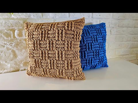 Crochet Cushion Cover | Step by step