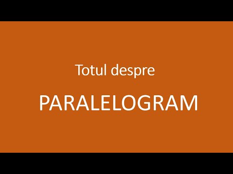 Paralelogramul – Definitie – Proprietati – 4 probleme rezolvate – Matematica–Geometrie – Clasele 5-8