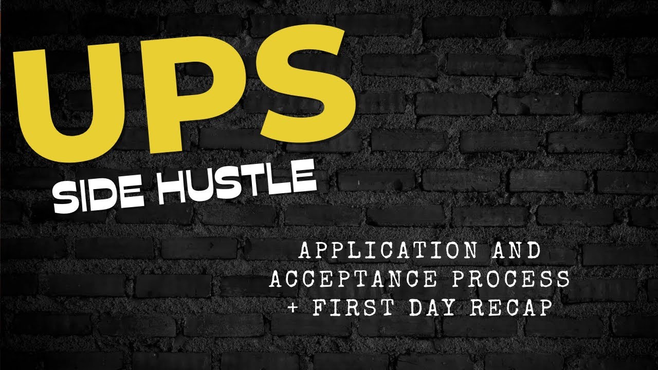 UPS Package Handler - Application Process and First Day Recap