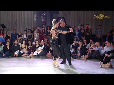  Utku Kuley  and  Iris Basak Dogdu  are  dancing  to  the  vals  "  Adoración  "  by  Rodolfo Biagi  at  TanGO TO Istanbul  in  2019