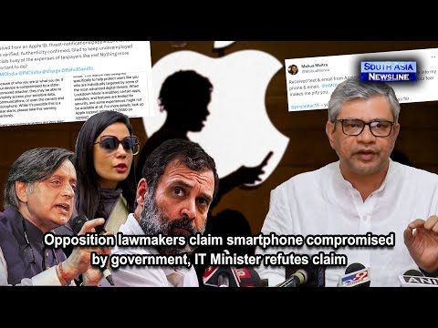 Opposition lawmakers claim smartphone compromised by government, IT Minister refutes claim