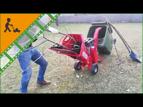 Funktionsvideo GeoTech PCS70L Profi Häcksler Schredder - 7 PS Loncin Benzinmotor