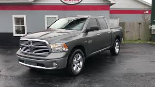 2013 Dodge Ram Big Horn 4x4 with 57,000 miles @ www.tonyspreowned.com call 765-456-1788
