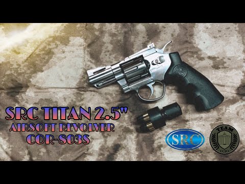 [REVIEW] SRC TITAN 2.5 Zoll Airsoft CO₂ Revolver, .357 Magnum Airsoft Backup, 6mm BB Airsoft Test