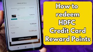 How to redeem HDFC Credit Card Reward Points without net banking | Amazon Gift Card Value Increased