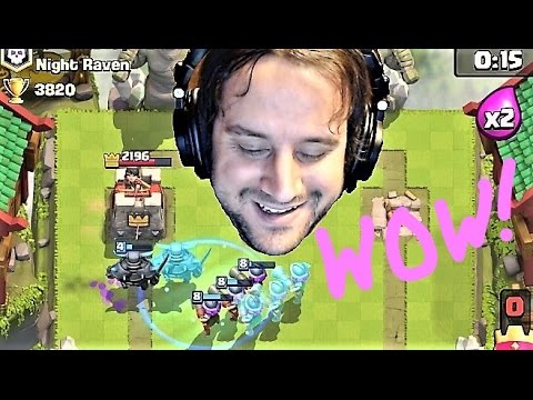 Clash Royale:  Epic P.E.K.K.A. 3 Musketeer Clone Deck!!!