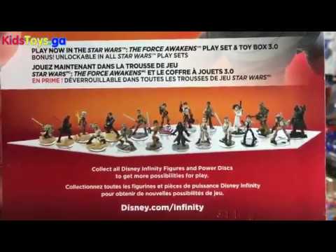 Playing Lego - Kylo Ren Figure Unboxing - Disney Infinity 3 0 - The Force Awakens Playset- Hot