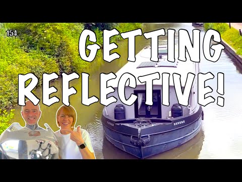 Easy Privacy Solar Film Installation on our Wide Beam Boat | 154