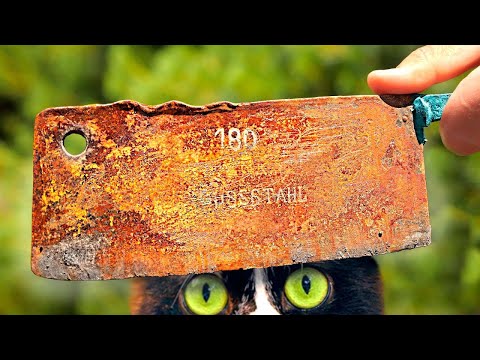 RESTAURO DI UNA VECCHIA ACCETTA TEDESCA