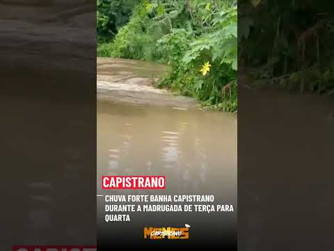 Chuvas fortes  causa alagamentos em Capistrano Ceará 14/05/2026