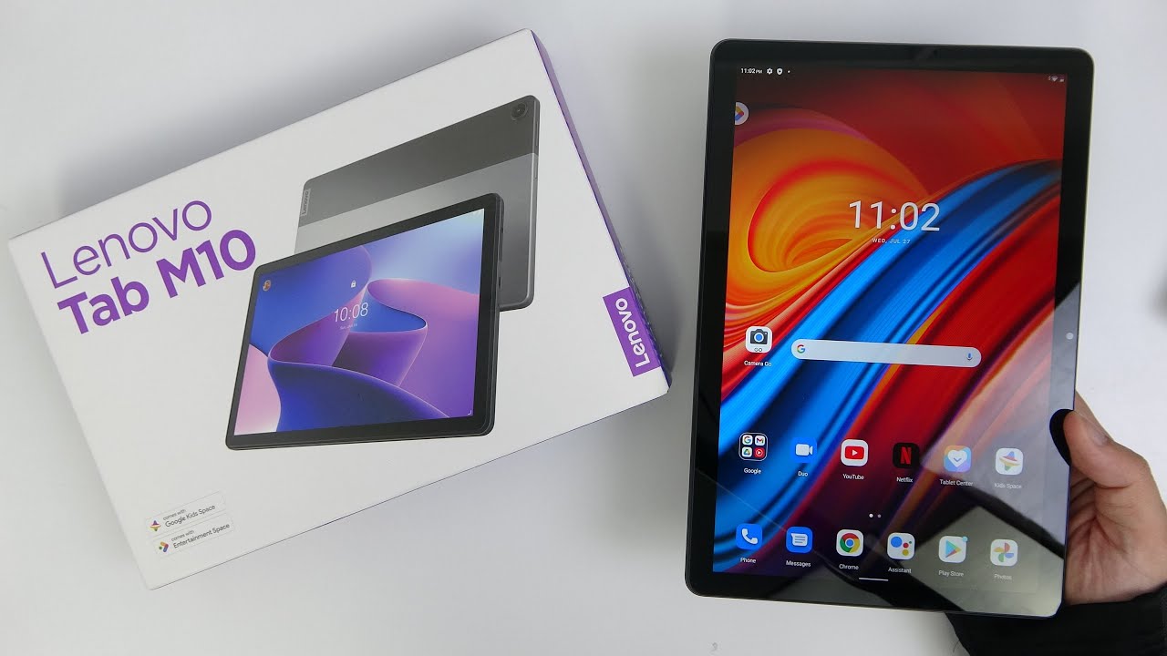 Lenovo Tab M10 – 128 Go – Parfait état video thumbnail