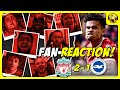 Liverpool Fans RELIEVED Reactions to Liverpool 2-1 Brighton | PREMIER LEAGUE