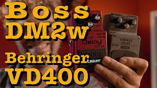 Video thumbnail for Boss DM2w vs Behringer VD400 Analog Delay #218 Doctor Guitar by Budda Guedes