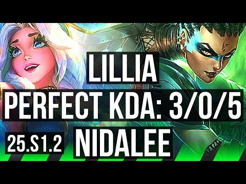 LILLIA vs NIDALEE (JGL) | 3/0/5 | KR Grandmaster | 25.S1.2