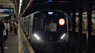[Exclusive!]:The Bronx bound Kawasaki R211A (D) train @Grand Street 