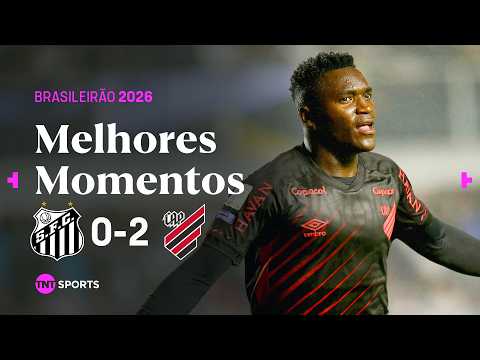 VIVEROS CRAVA DUAS VEZES E FURACÃO SEGUE NA BRIGA PELO TOPO! SANTOS 0X2 ATHLETICO-PR