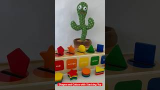 Learn Shapes and Colors with Talking Cactus and Sorting Toy | Like & Subscribe 🥰