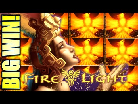 ★BIG WIN! 5-SYMBOL FIREBIRDS MANIA!★ WONDER 4 FIRE LIGHT Slot Machine (Aristocrat)