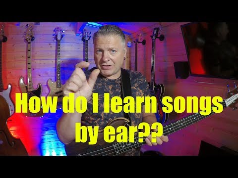 Learning Songs by Ear - bass lesson by Scott Whitley feat Big Country's Live version of 'Winter Sky'