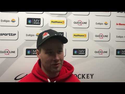 Interview mit Lukas Haas zum Spiel EHC Visp - HCB Ticino Rockets (n.V. 4:3)