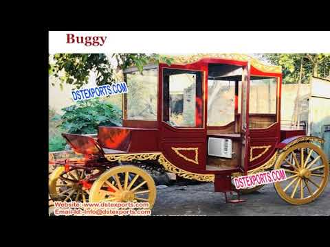 Air condition fitted horse drawn buggy traditional indian we...