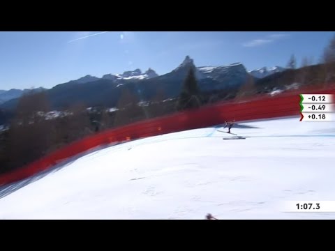 Horror Crash Super-G at 95km/h Crotina GRENIER Valerie