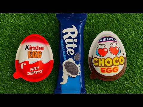 Ultimate Chocolate Surprise Eggs & Cookies Unboxing 🍫🥚 | Kinder Egg, Choco Egg & Rite Biscuits