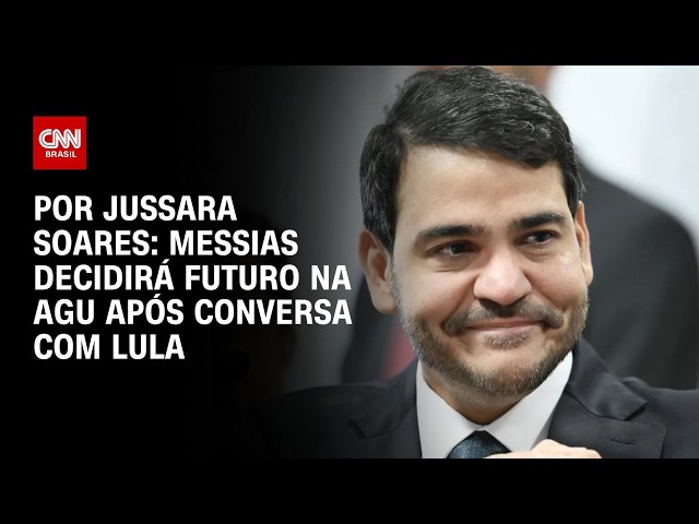 Messias terá conversa final com Lula antes de decidir permanência na AGU | CNN PRIME TIME