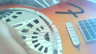 Video thumbnail for fender resonator fr50ce review by Peh Boontun