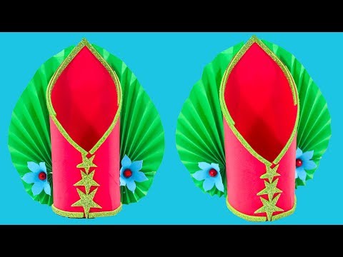 download how to make a paper flower vase diy simple paper craft flower vase with paper
