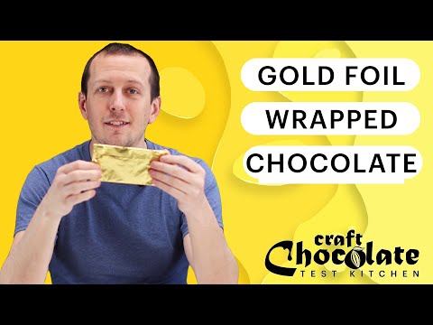 How to Wrap Chocolate Bars in Foil with the Envelope Fold | Craft Chocolate Test Kitchen Ep. 3