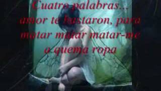 Los Guardianes del amor - Cuatro Palabras.wmv - Letra