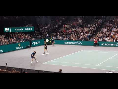 Medvedev vs Gaston - First set - Tie Break - Tough win Medvedev