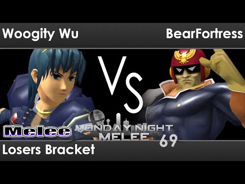 MNM 69 Melee - Woogity Wu (Marth, Fox) vs GLUE | BearFortress (C Falcon) - Losers Bracket